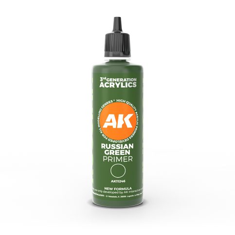AK11246 RUSSIAN GREEN SURFACE PRIMER 100ML