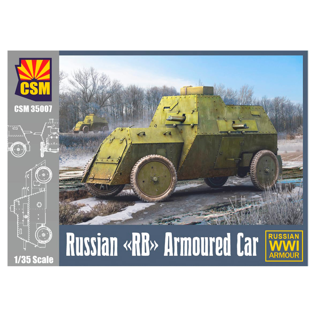 Russian RB Armoured Car 1/35