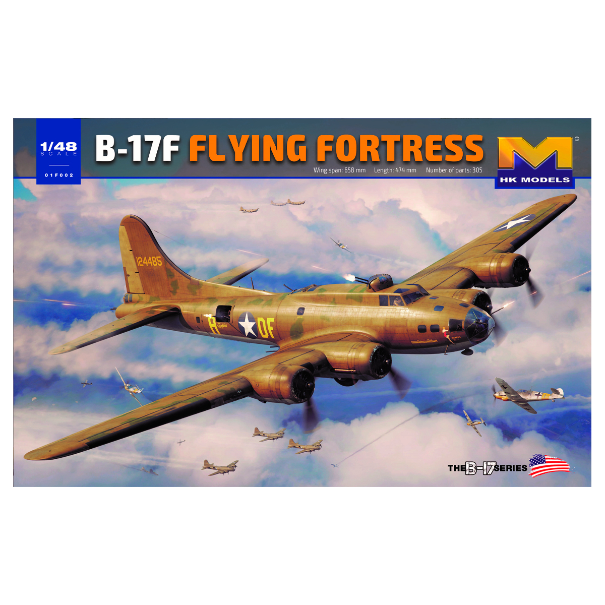 B-17F Flying Fortress (01F002) 1/48