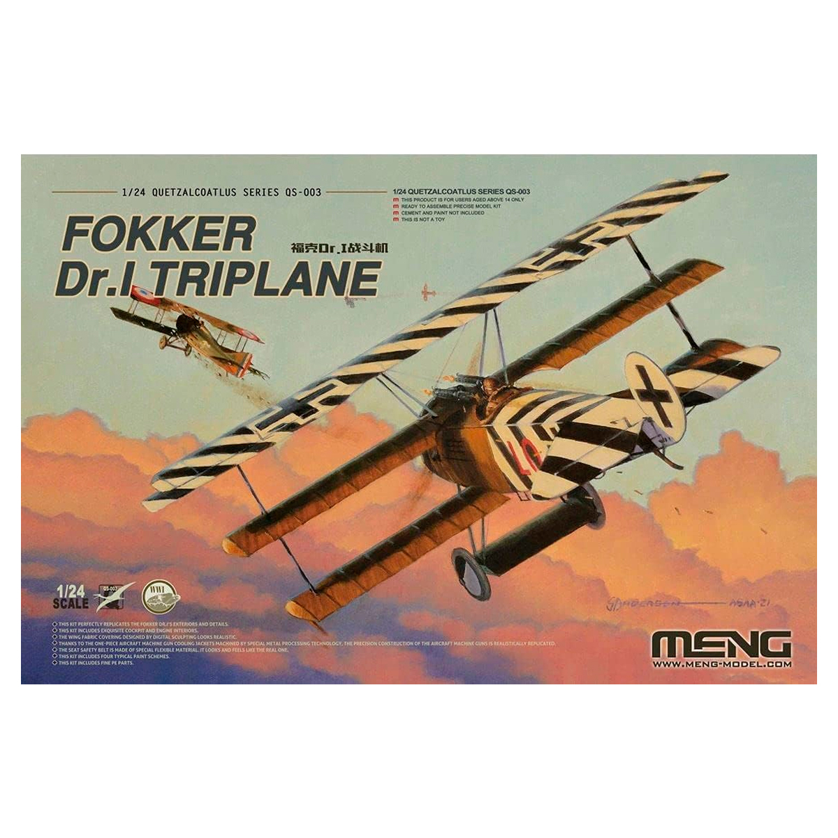 Fokker Dr.I Triplane 1/24