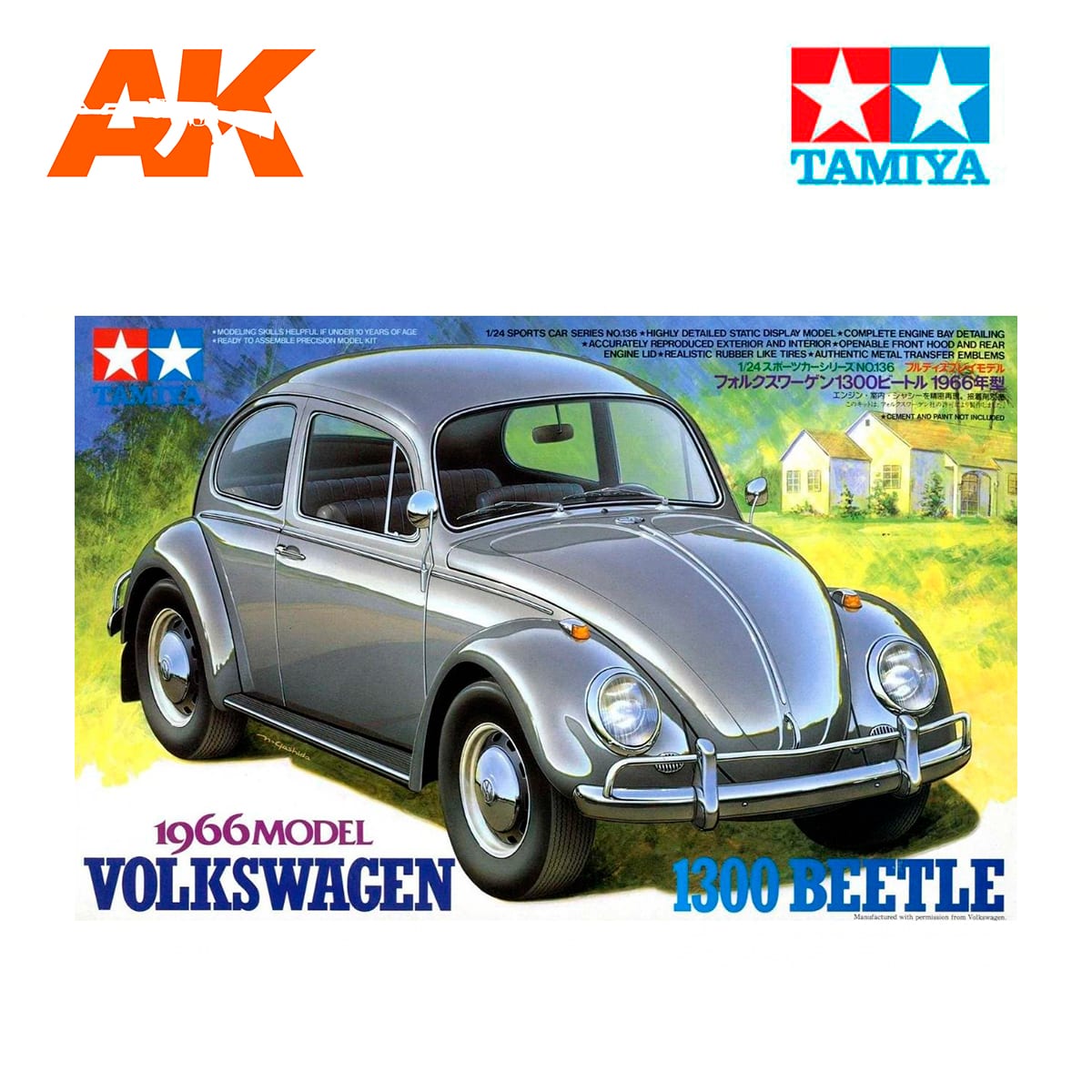 1/24 1966 Volkswagen 1300 Beetle