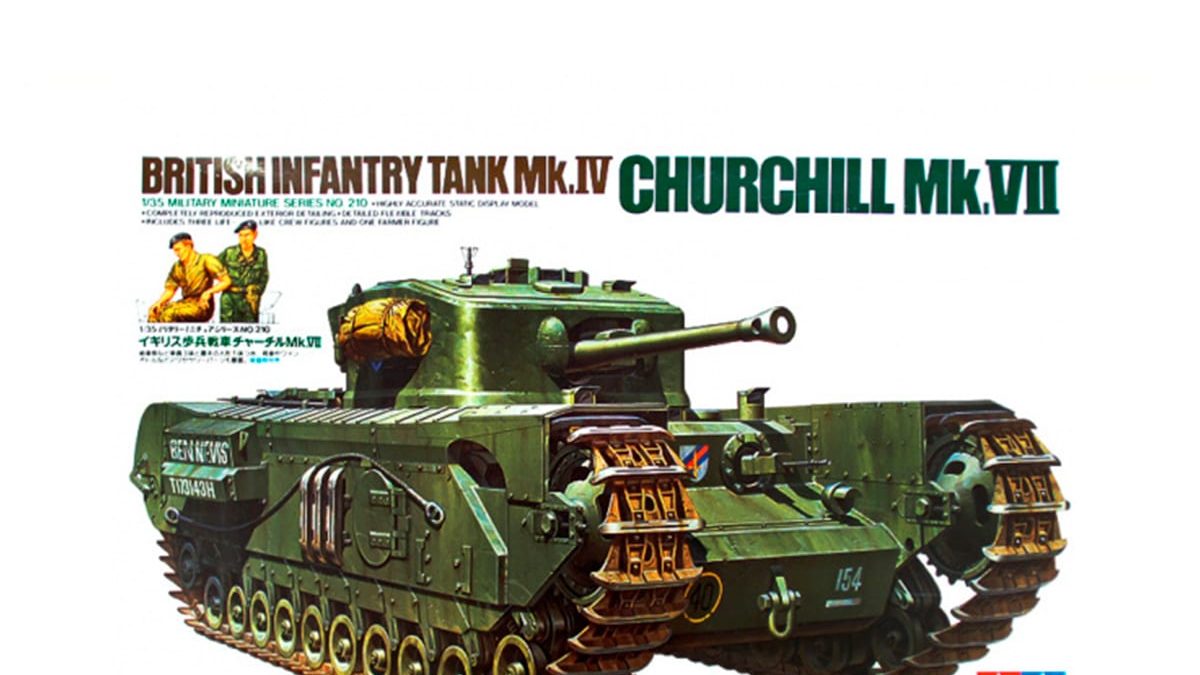 Tamiya America, Inc 1/35 British Churchill MKVII Tank, TAM35210