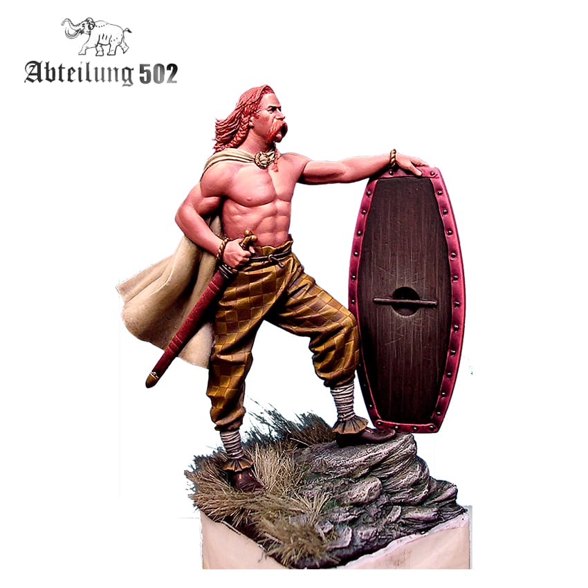 Celtic Warrior, 1st. Century B.C. SG-F120 54 mm 1/32, Series General, Andrea Miniatures Catalogue