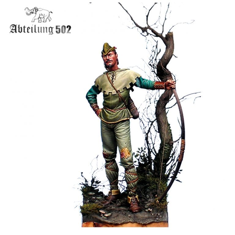 ABT1019 ROBIN HOOD SHERWOOD FOREST. 54mm Resin.