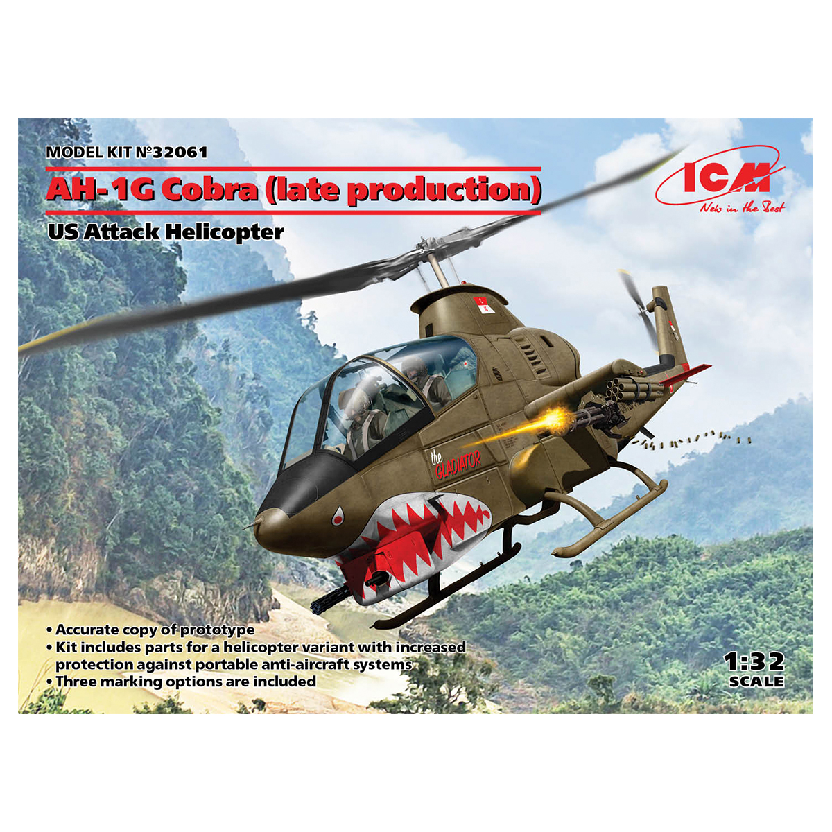 AH-1G Cobra (late production), US Attack Helicopter 1/32