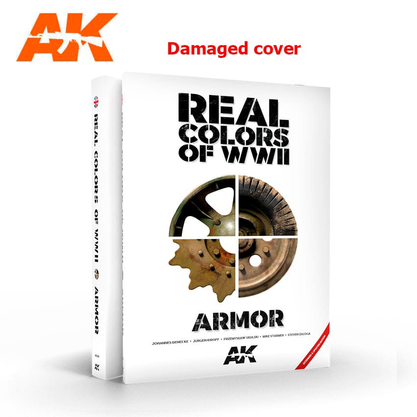 REAL COLORS OF WWII ARMOR – NEW 2ND EXTENDED & UPDATED VERSION (Damaged cover)