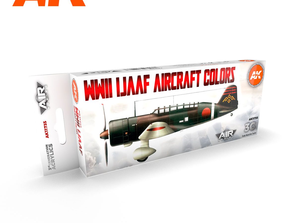 AK Interactive Air Series: WWII IJAAF Aircraft Acrylic Paint Set (8 Co –  Military Model Depot