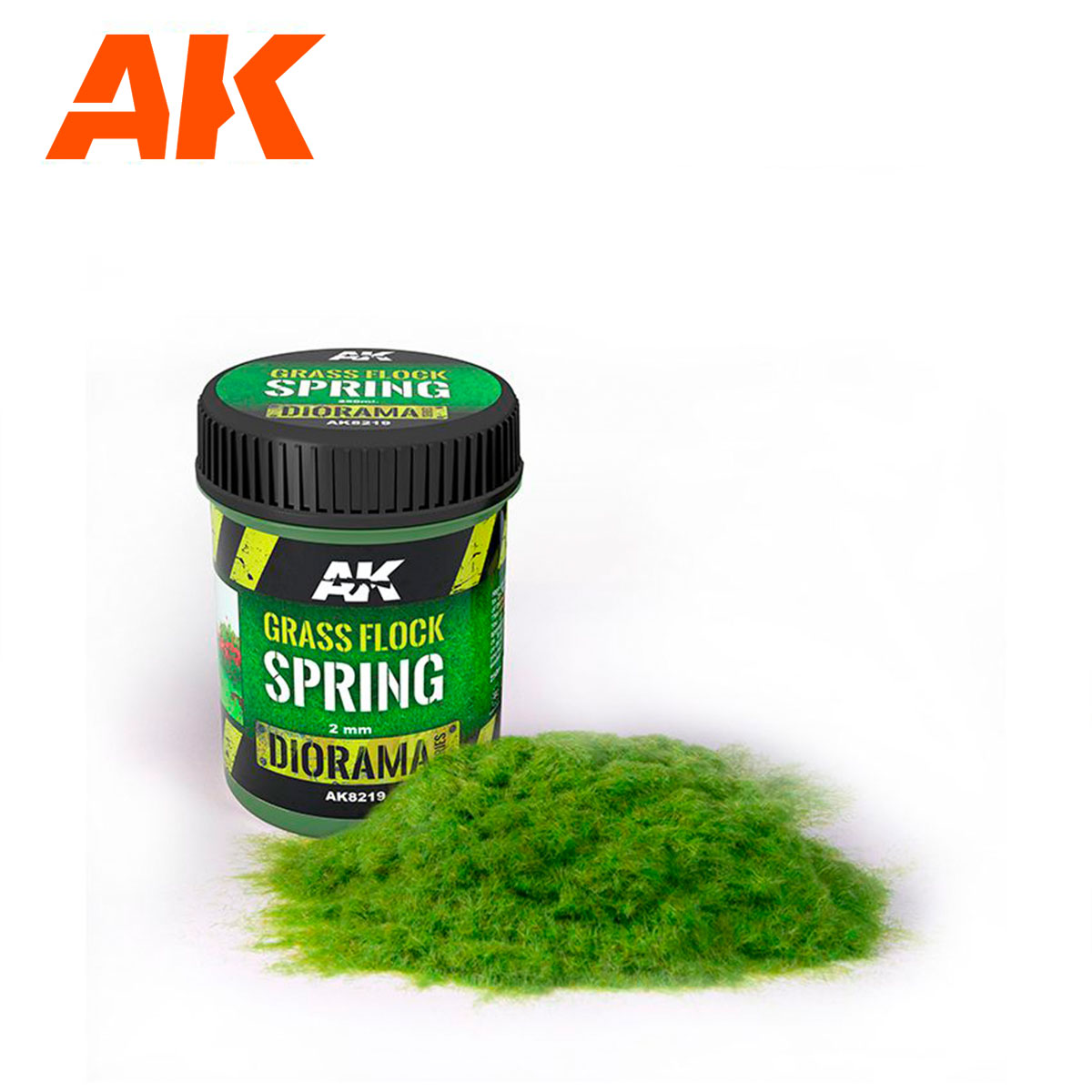 Buy GRASS FLOCK 2MM SPRING online for5,95€ | AK-Interactive