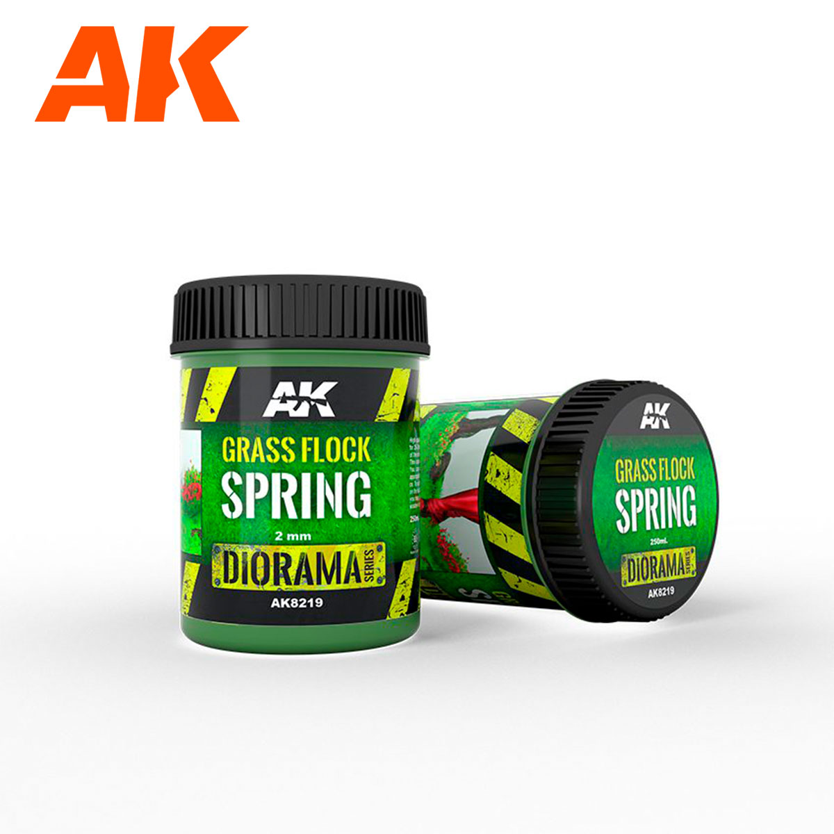 Buy GRASS FLOCK 2MM SPRING online for5,95€ | AK-Interactive