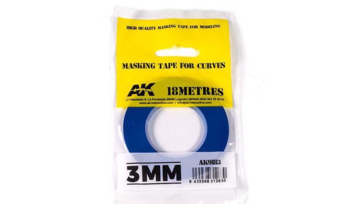 length: 18m AK-Interactive 6mm Masking Tape for Curves 