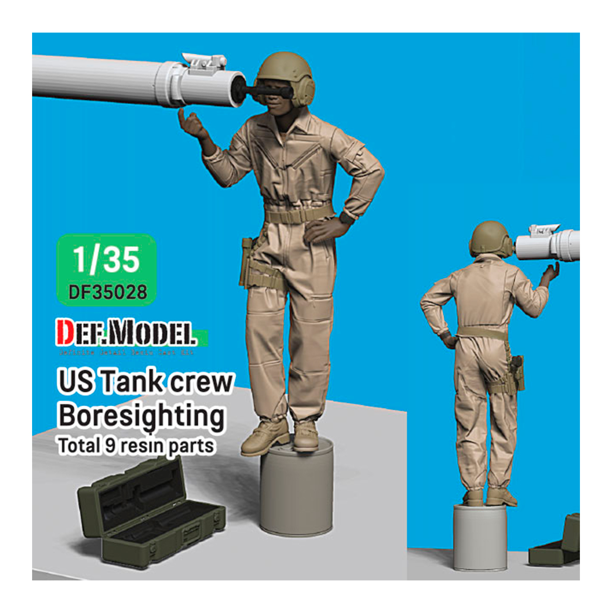 Modern US M1A2 Tankcrew boresighting (included 3D printed M27a3 part)