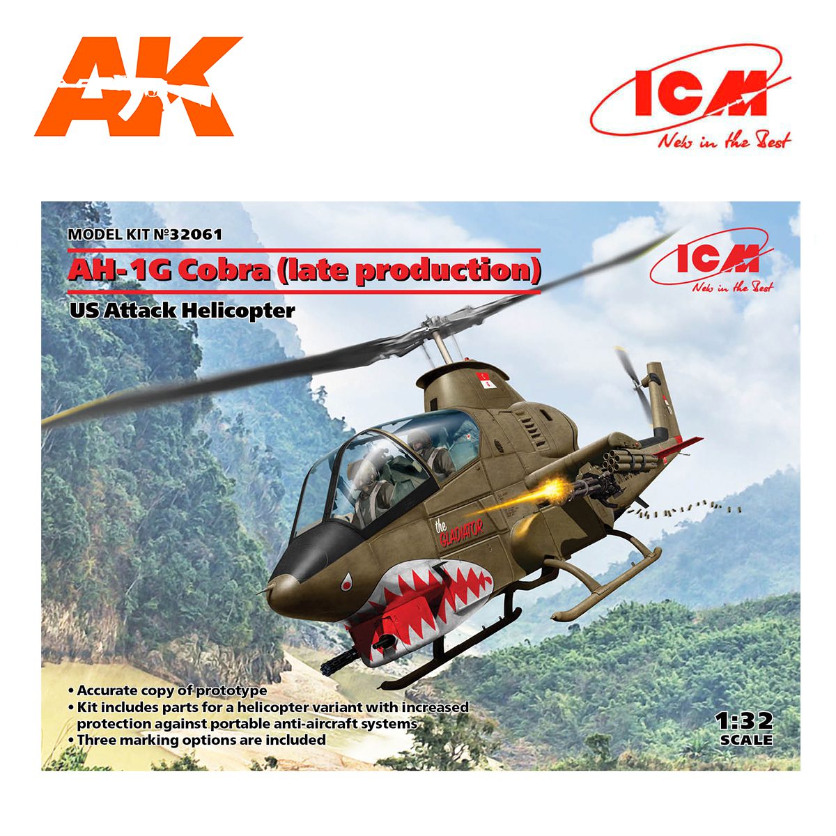 AH-1G Cobra (late production), US Attack Helicopter 1/32