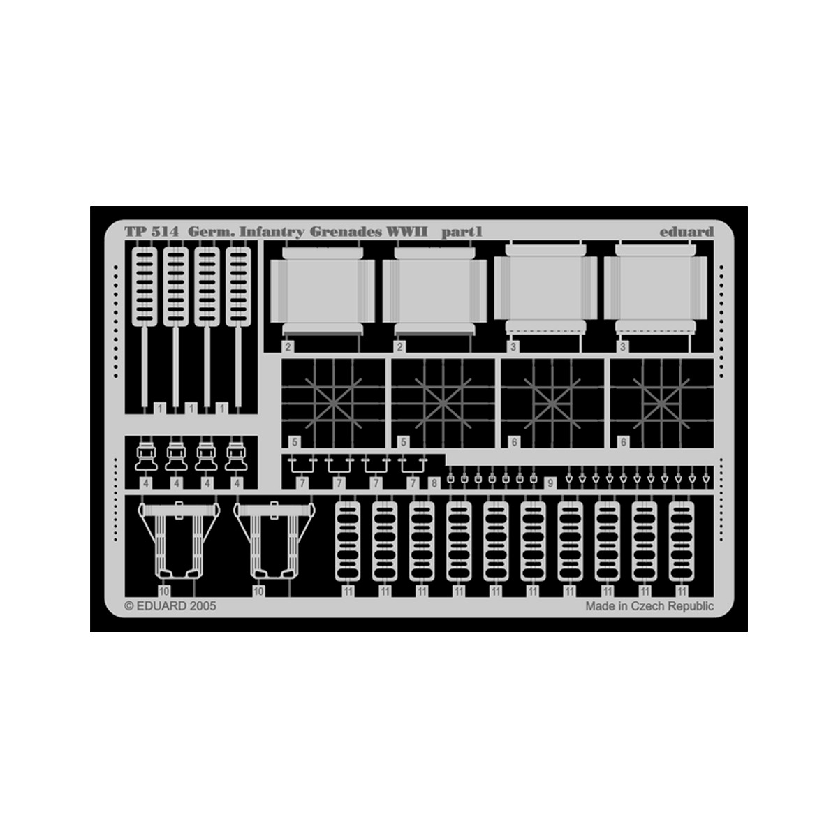 German Infantry For Grenades WWII Kit 1/35
