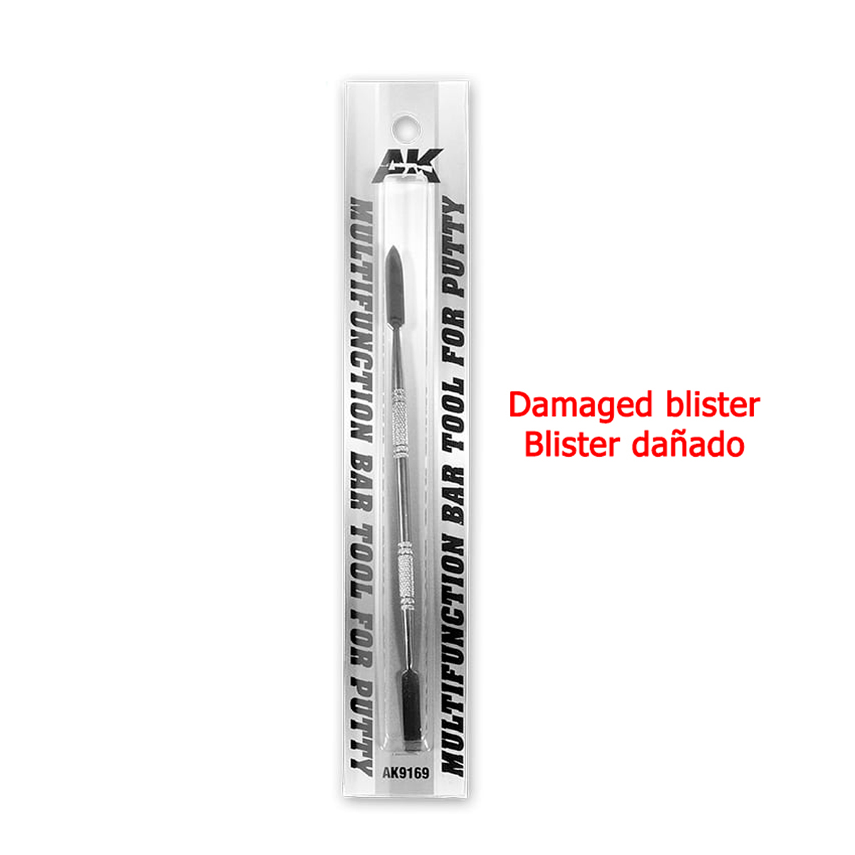 MULTIFUNCTION BAR TOOL FOR PUTTY (Damaged blister / Blister dañado)