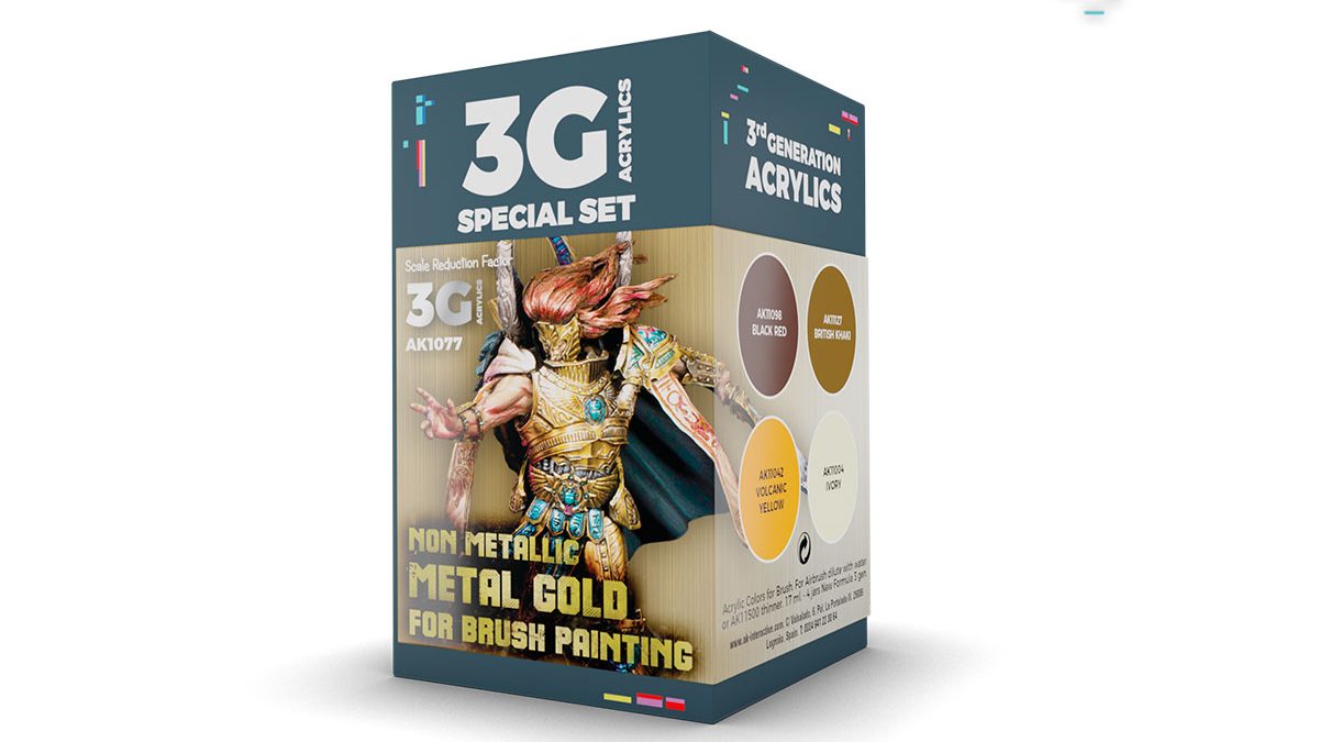 Kit de Tintas NMM GOLD - Non Metallic Metal - RPG