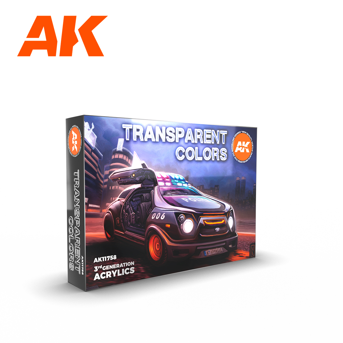 Ak interactive paint SKIN AND LEATHER COLORS SET with 1001hobbies (#613)