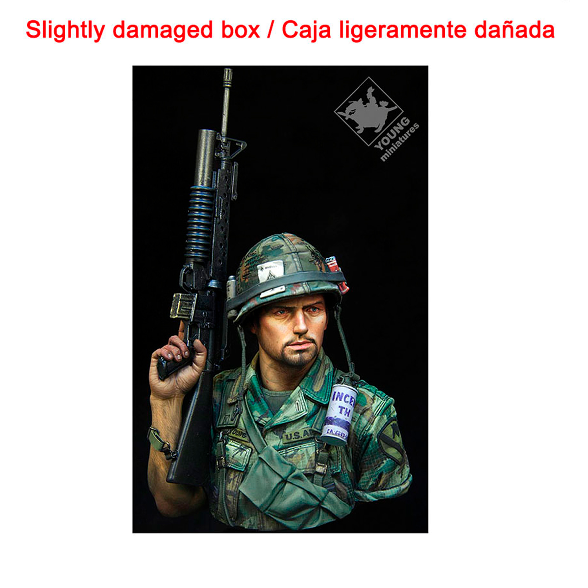 US 1ST CAVALRY DIV VIETNAM 1970 1/10 (Slightly damaged box / Caja ligeramente dañada)