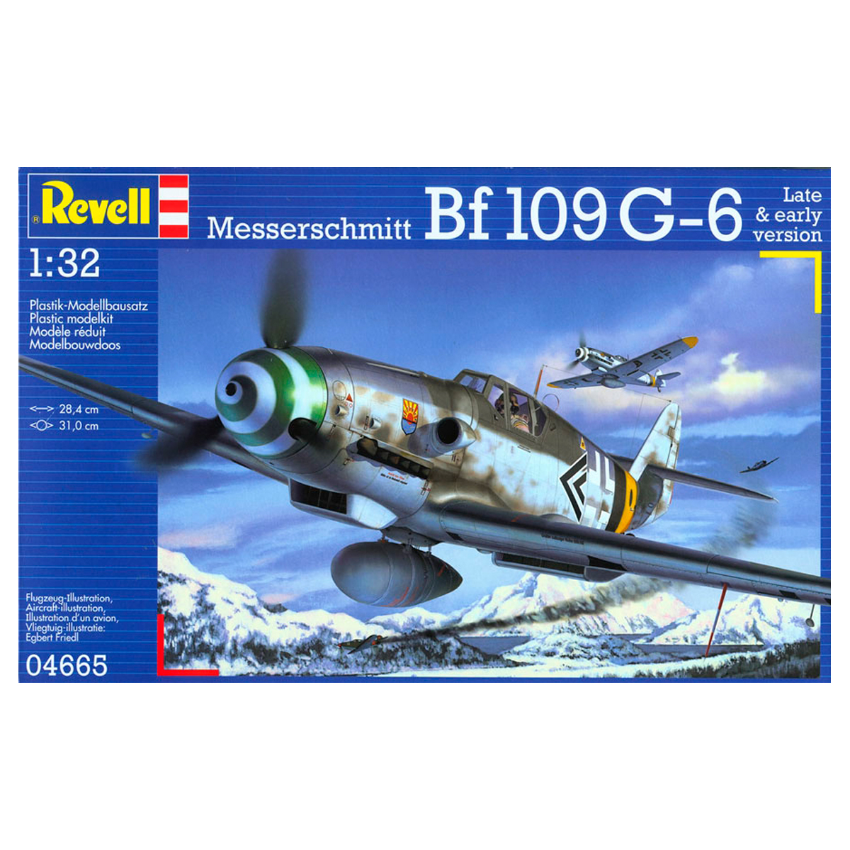 Messerschmitt Bf109 G-6 (Late or Early version) 1/32