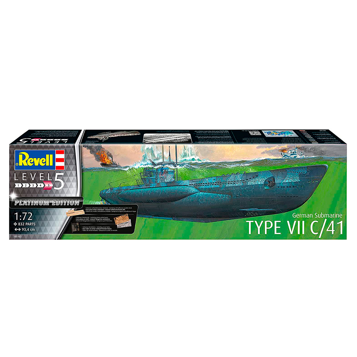 German Submarine Type VII C/41 1/72