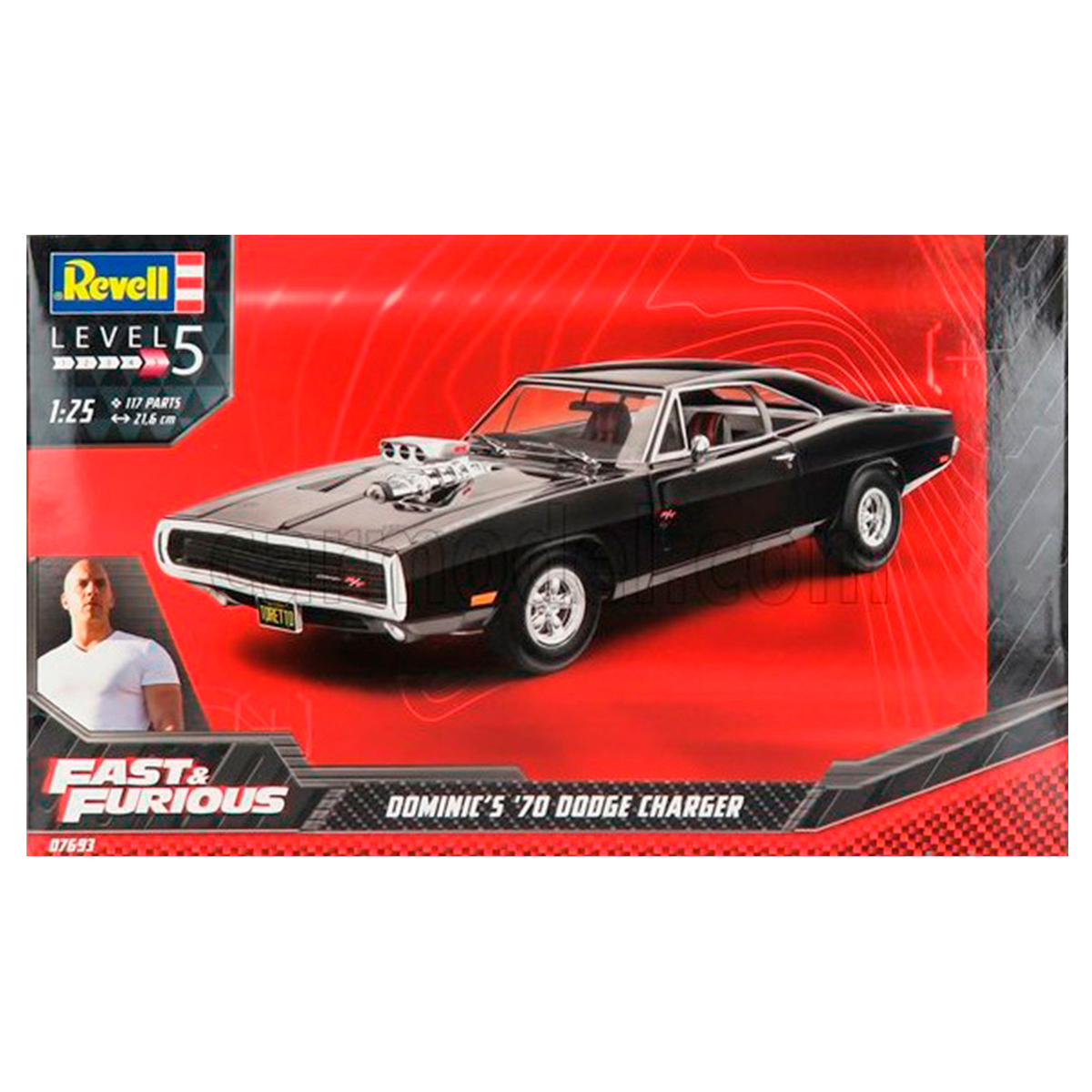 Fast & Furious – Dominics 1970 Dodge Charger 1/25