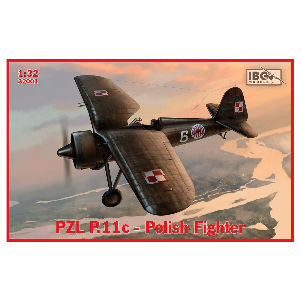 PZL P.11c Polish Fighter 1/32