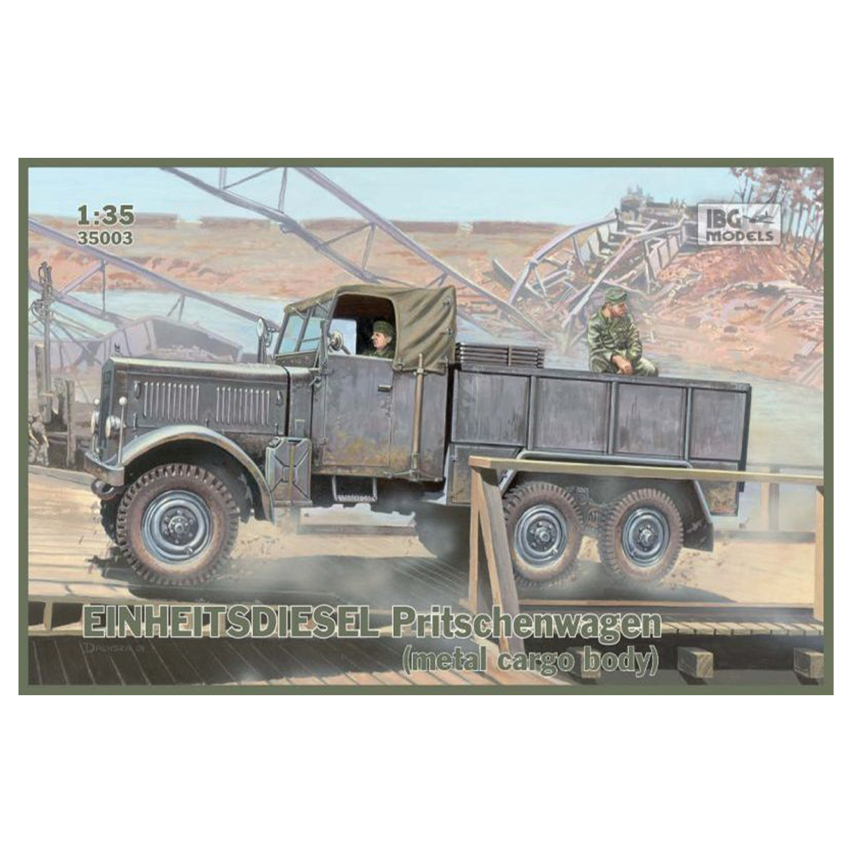 EINHEITS  DIESEL Pritschenwagen (metal cargo body) 1/35