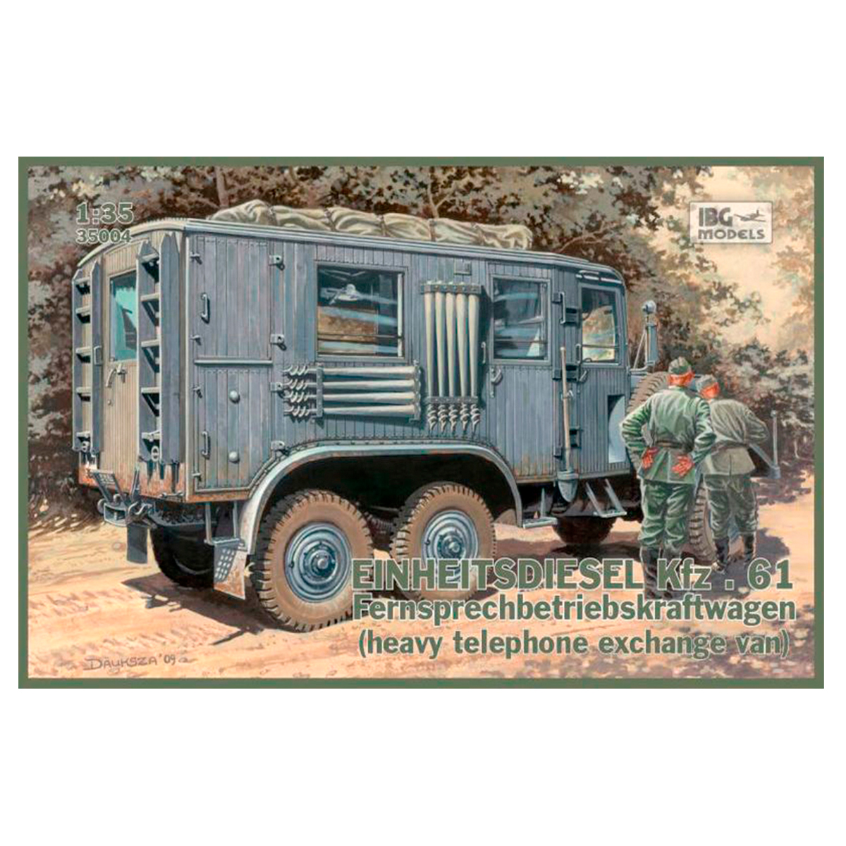 EINHEITS  DIESEL Kfz.61 Fernsprechbetriebskraftwagen  1/35