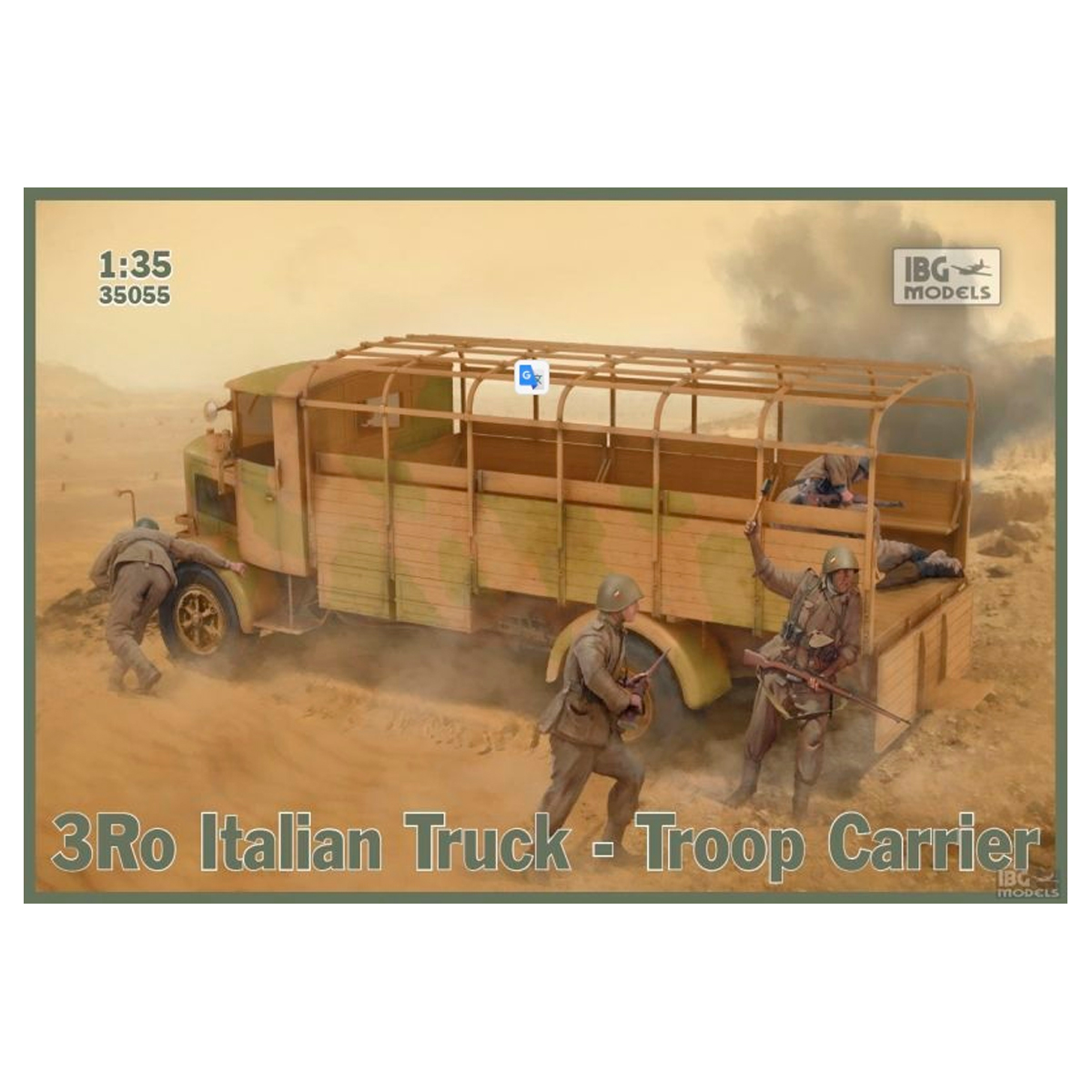 3Ro Italian Truck Troop Carrier 1/35
