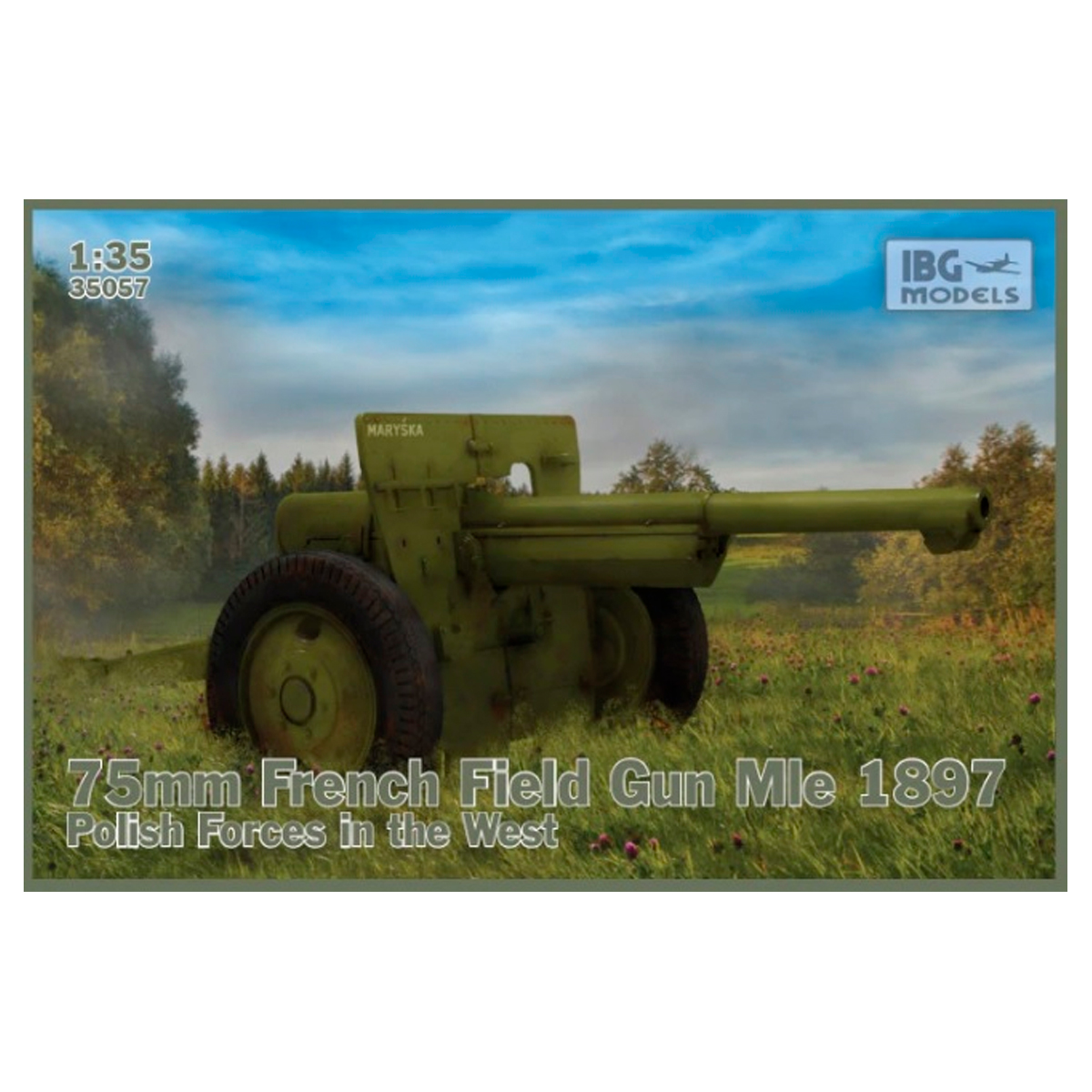 75mm French Field Gun Mle 1897 – Polish Forces in the West 1/35