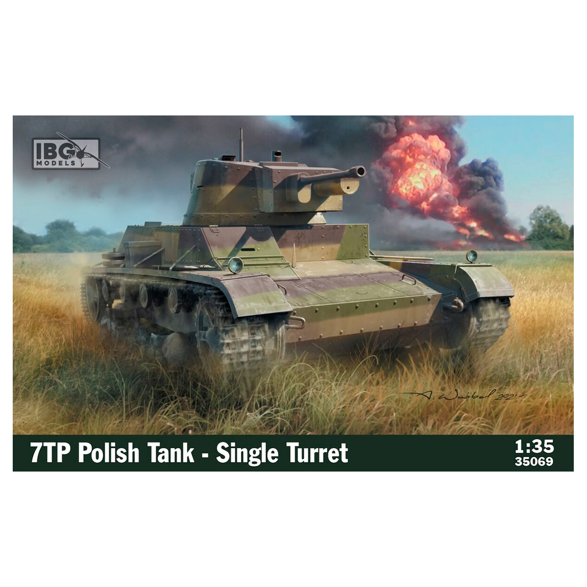 7TP Polish Tank – Single Turret 1/35