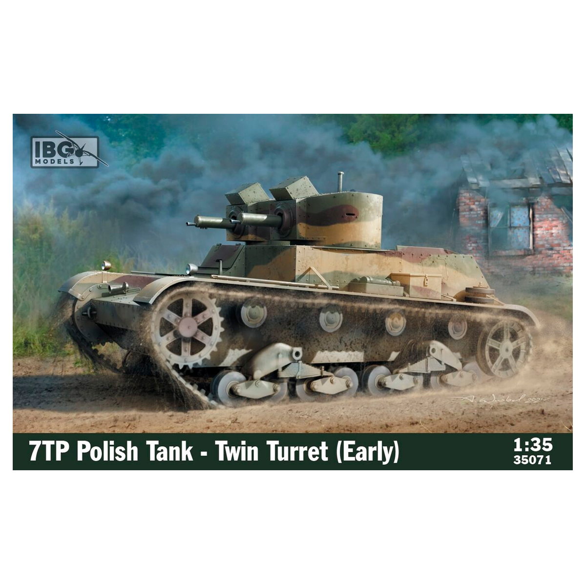 7TP Polish Tank – Twin Turret (Early) 1/35