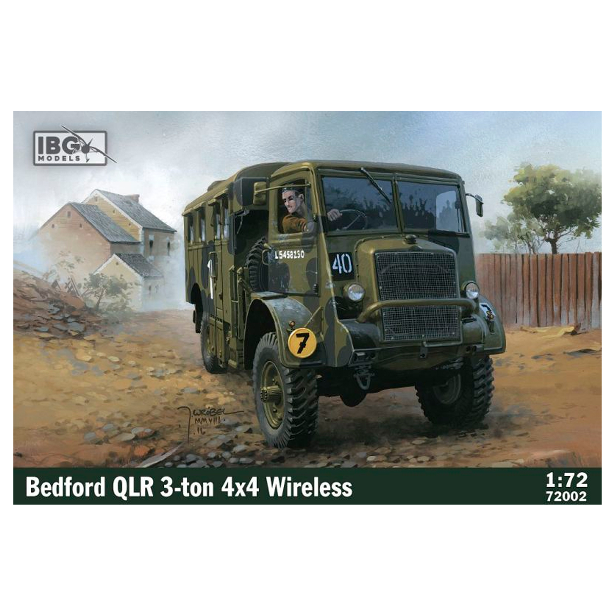 Bedford QLR 3 ton 4×4 Wireless 1/72