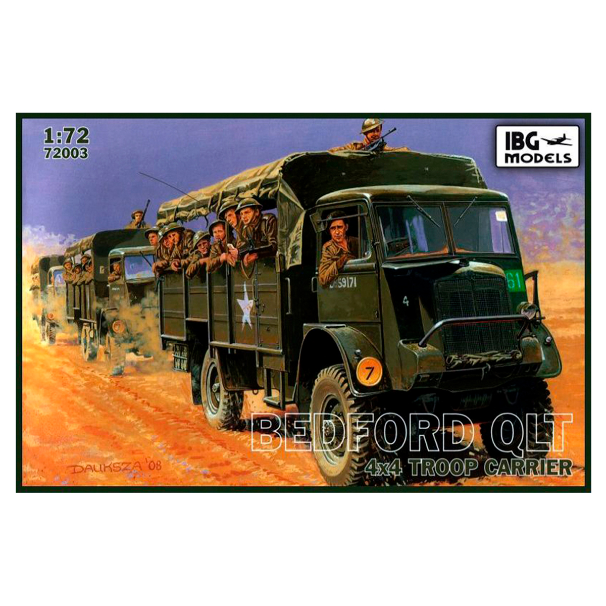 Bedford QLT 4×4 Troop Carrier 1/72