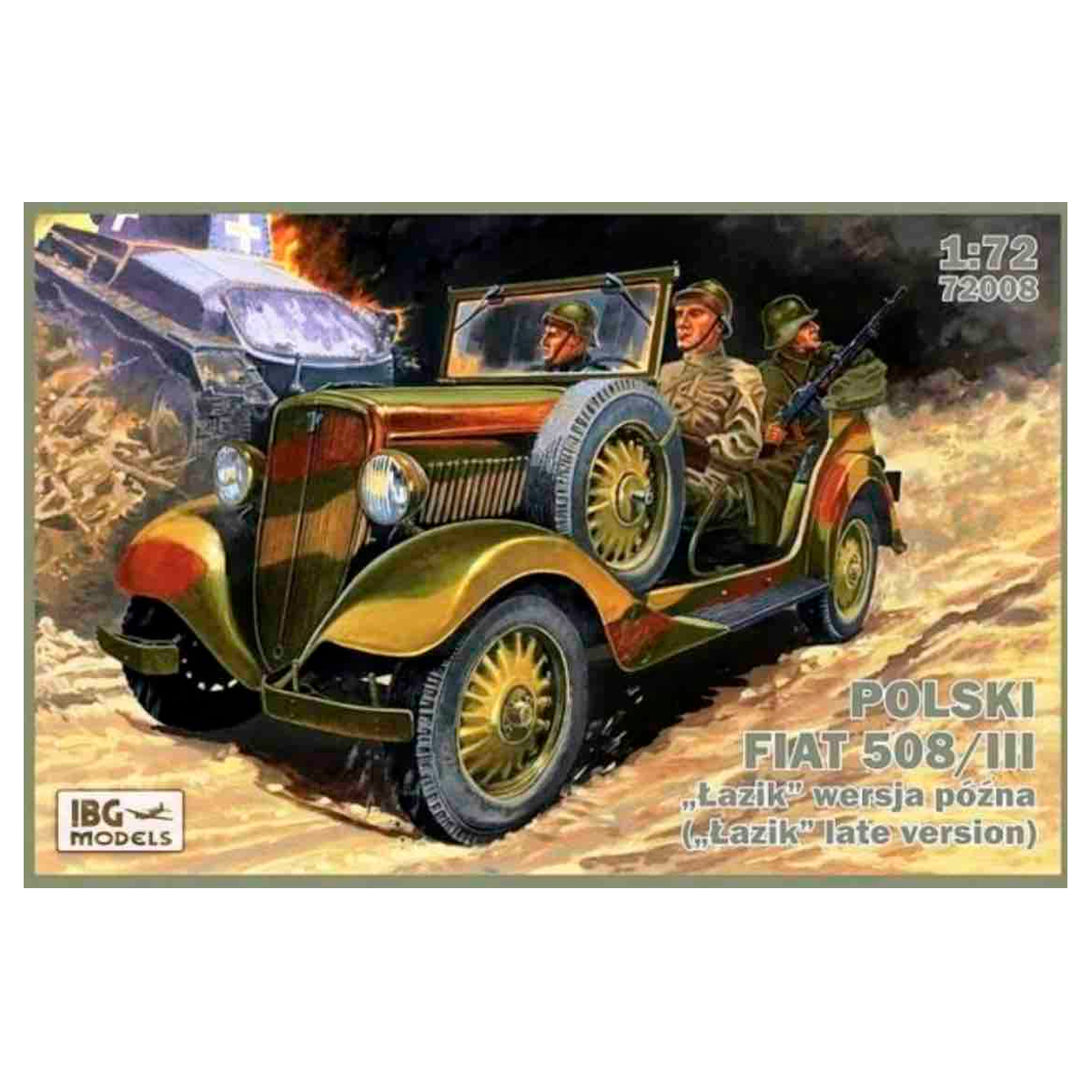Polski Fiat 508/III «Lazik» wersja późna («Lazik» late version) 1/72