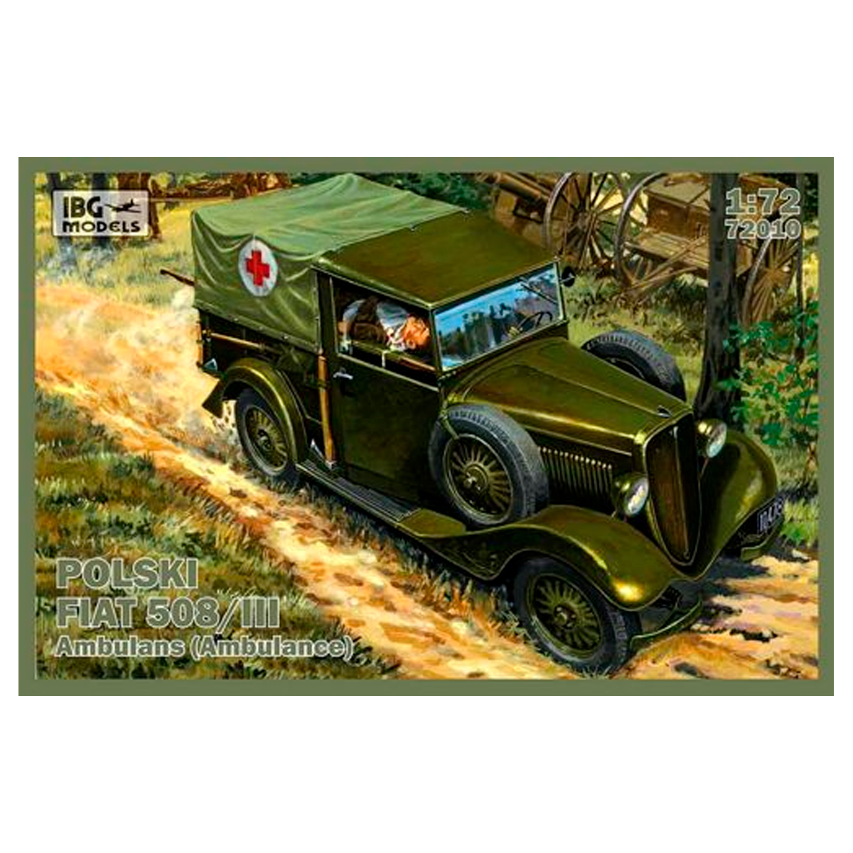 Polski Fiat 508/III ambulans (ambulance) 1/72