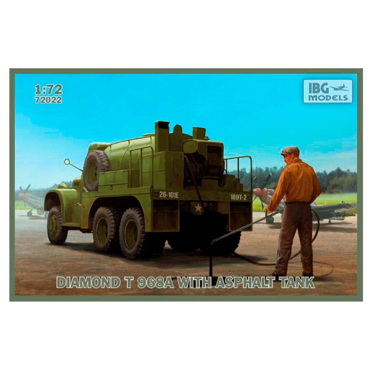 DIAMOND T 968A with Asphalt Tank 1/72