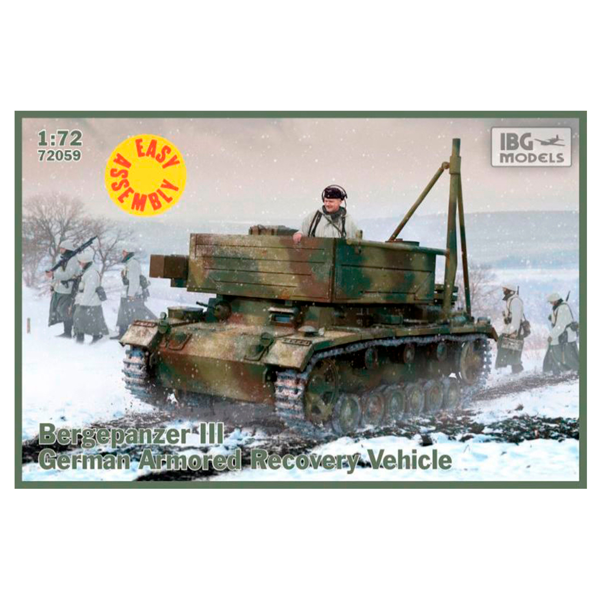 Bergepanzer III (EASY ASSEMBLY KIT) 1/72