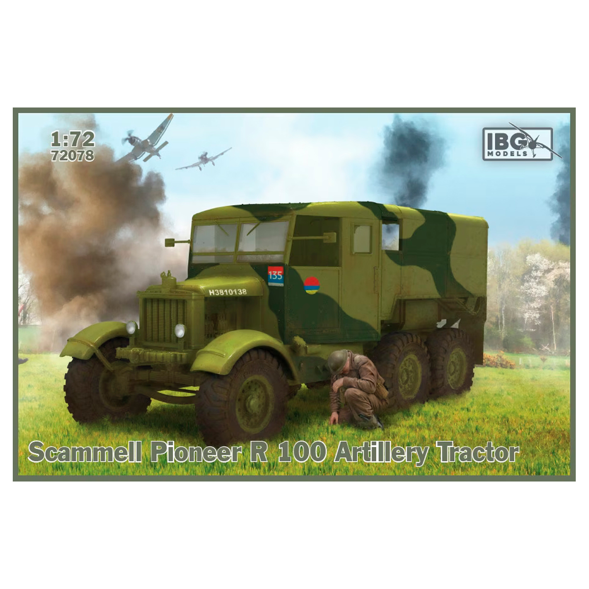 Scammell Pioneer R 100 Artillery Tractor 1/72