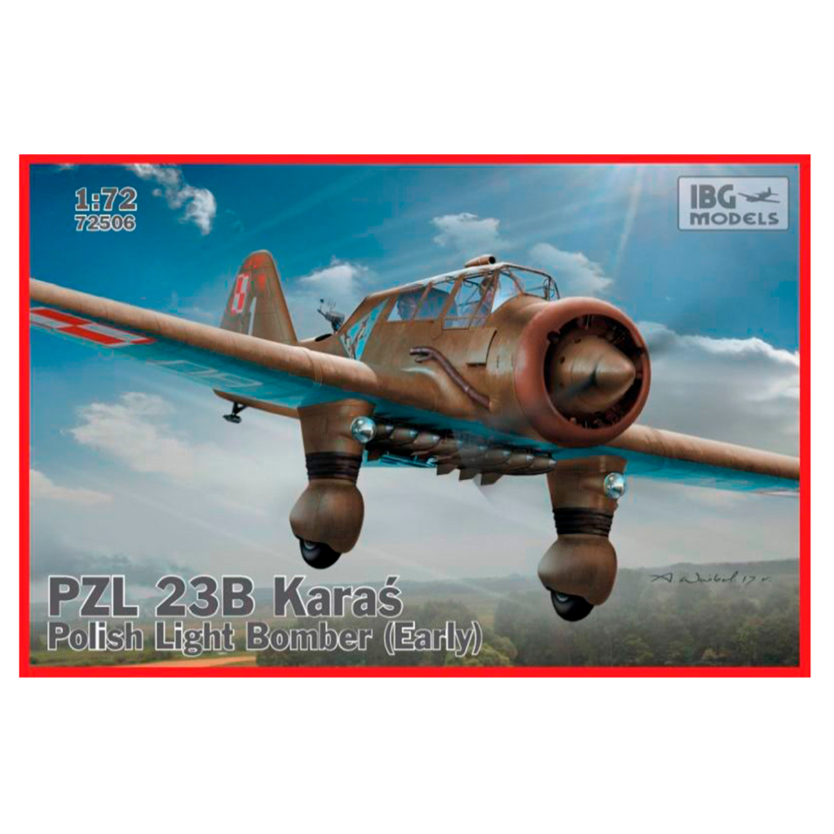 PZL. 23B Karas – early production 1/72