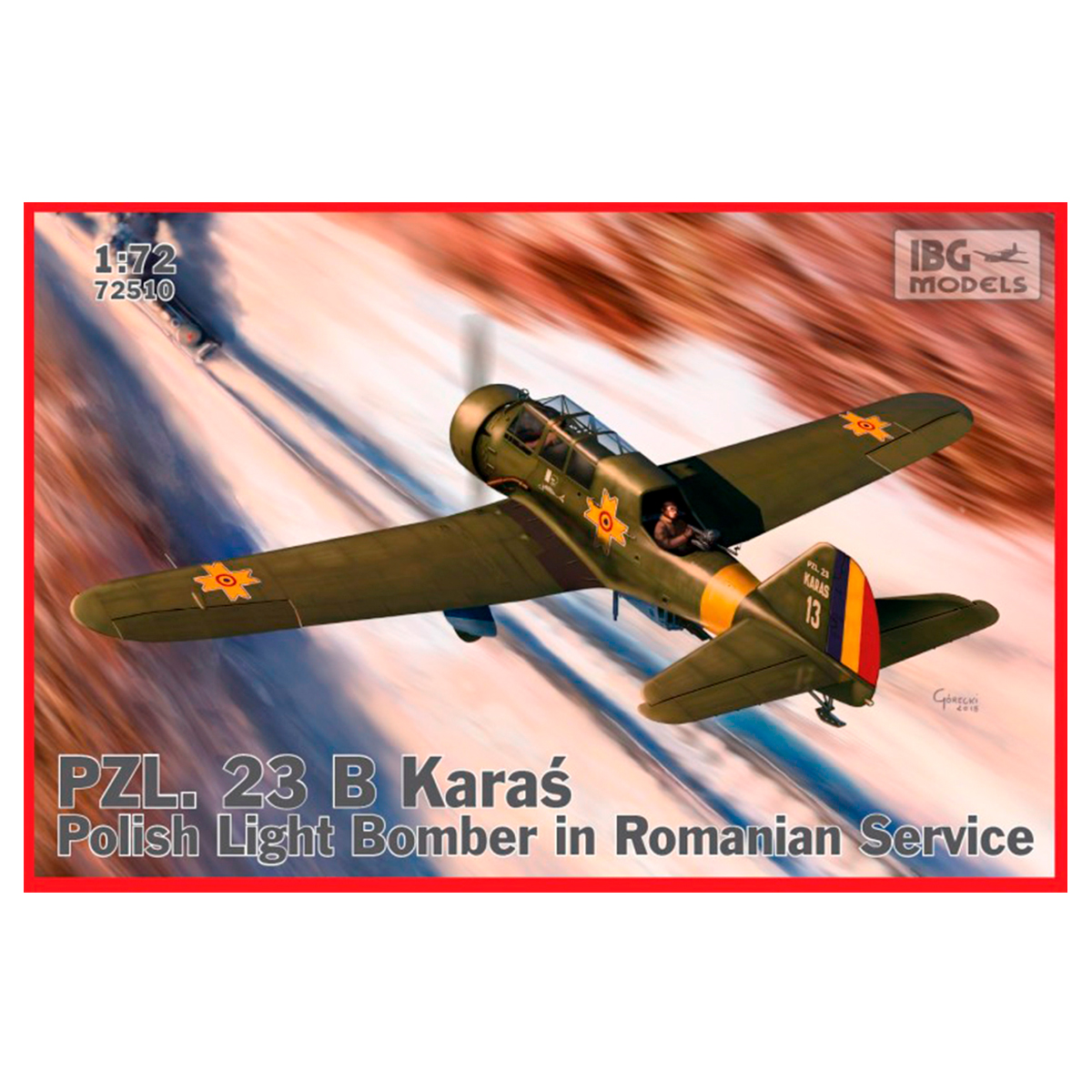 PZL. 23B Karas Romanian service 1/72