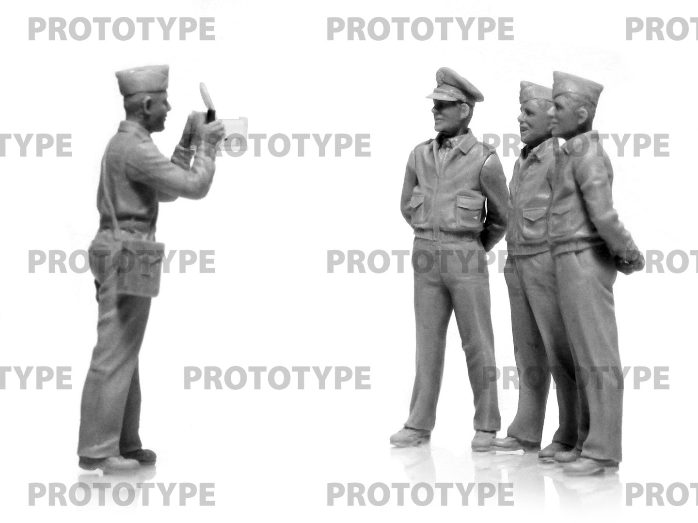 1944-1945 Photo to remember 1/32 ICM 32116 USAAF Pilots
