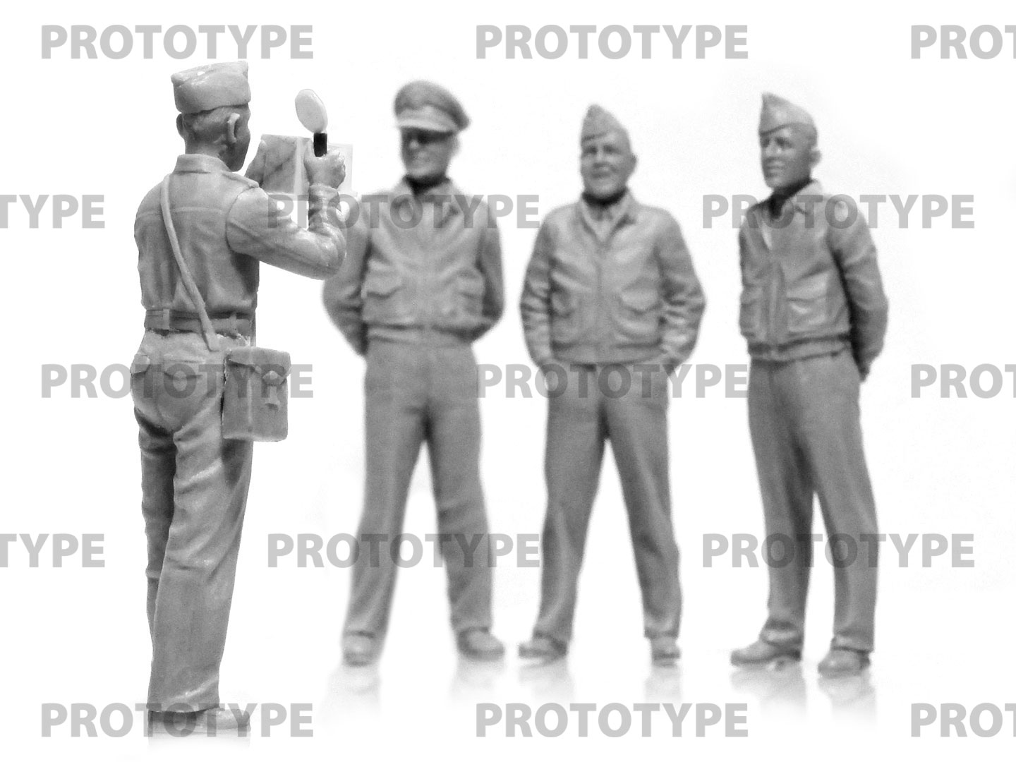 1944-1945 Photo to remember 1/32 ICM 32116 USAAF Pilots