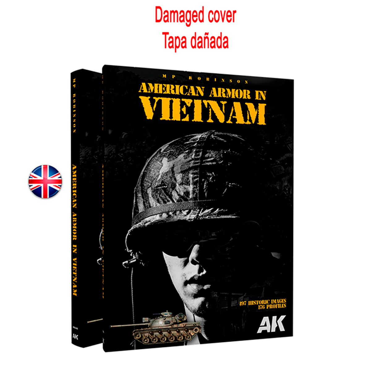 American Armor in Vietnam (Damaged cover – Tapa dañada)