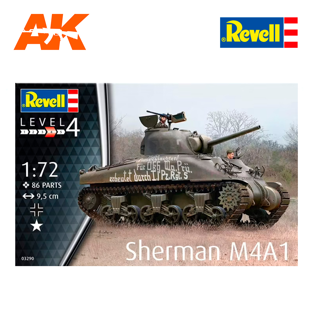 Sherman M4A1 1/72