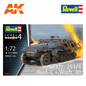REV03324 Sd.Kfz. 251/1 Ausf.C + Wurfr. 40