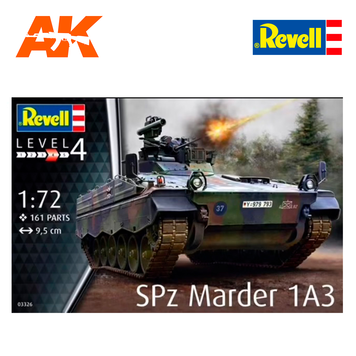 1 / 72 allemand Marder III anti réservoir pistolet modèle Modèle