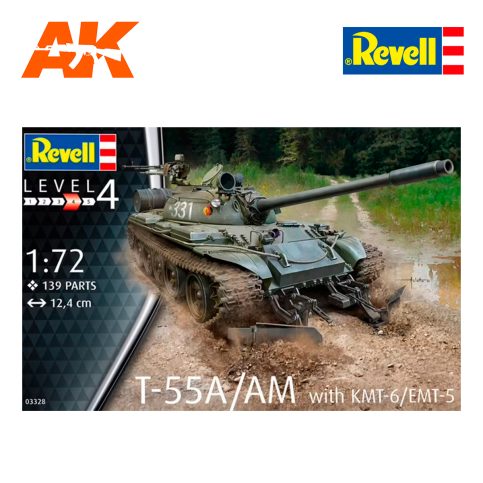 REV03328 T-55A/AM with KMT-6/EMT-5 Mine Plough