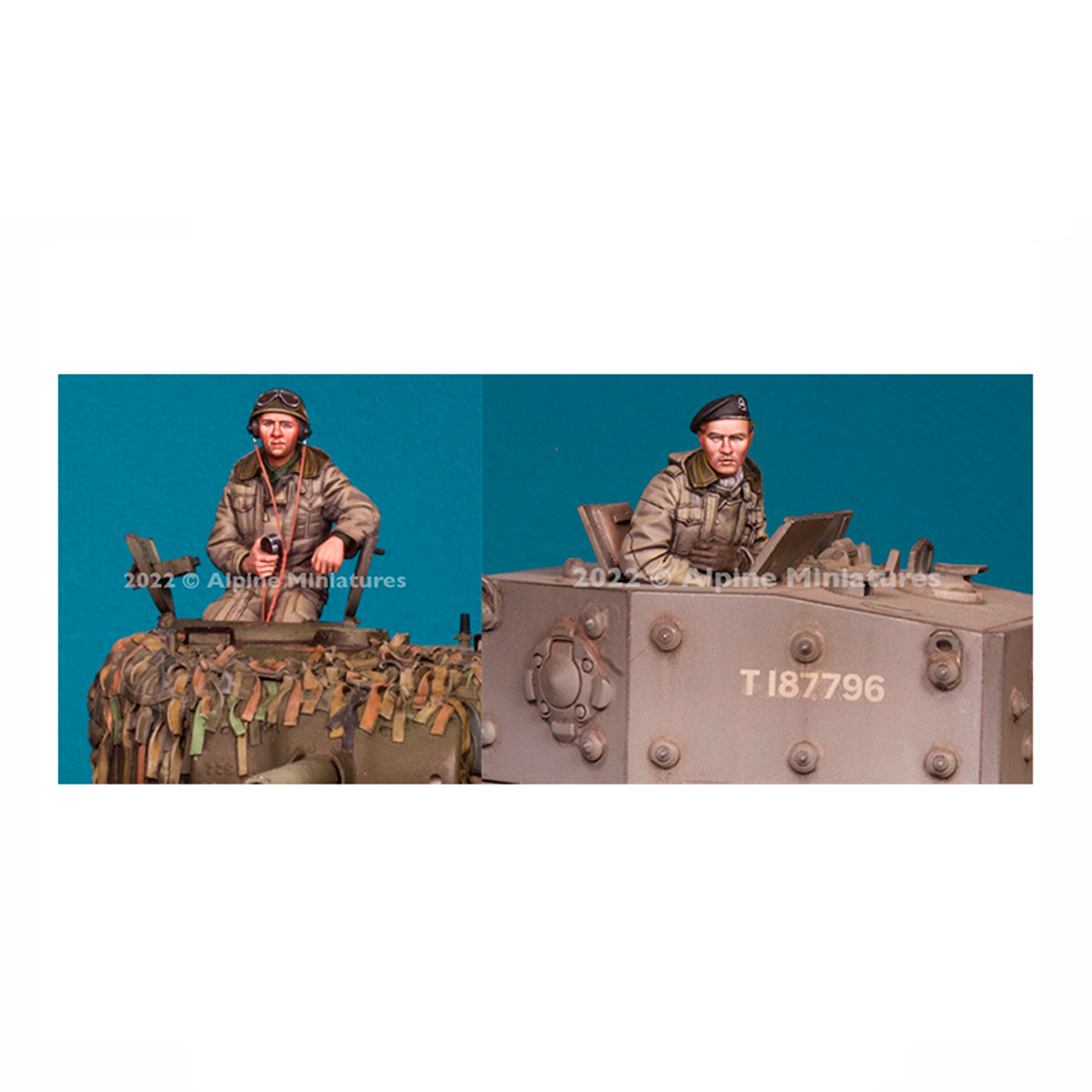 British Tank Commander Set (2 figures) 1/35