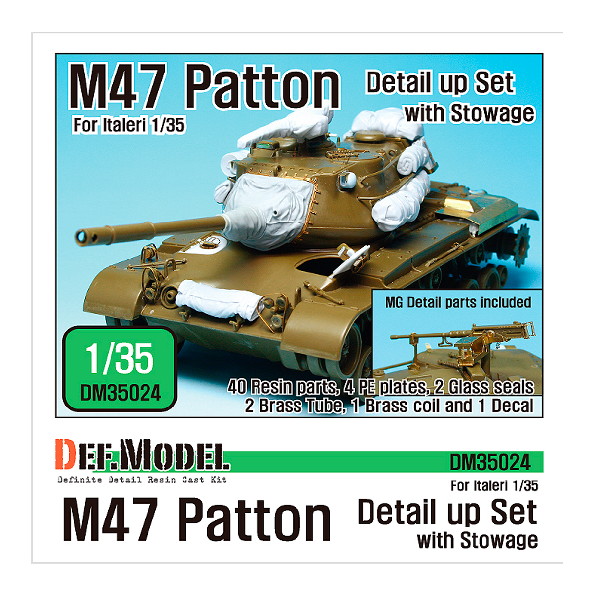 M47 Patton Detail up set (for Italeri 1/35)