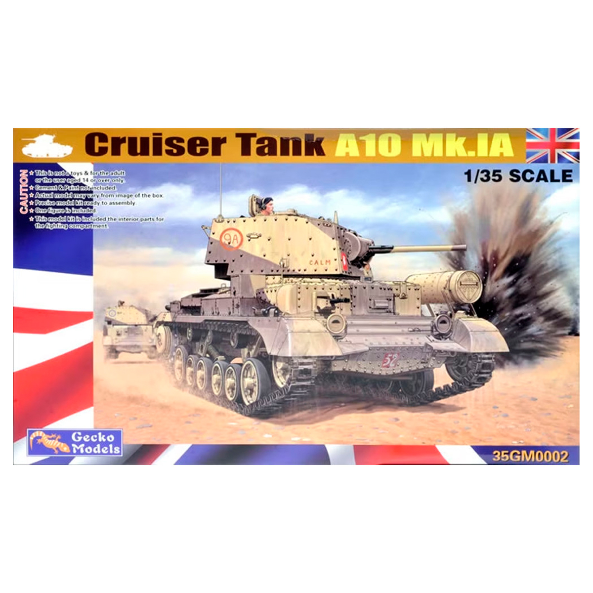 1/35 Cruiser Tank Mk. IIA, A10 Mk. IA